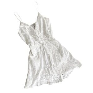 Express White Mini Summer Dress